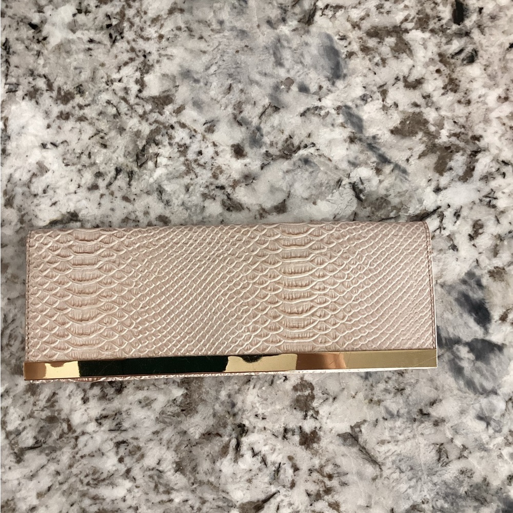 Aldo, beige clutch